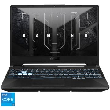 Laptop Gaming ASUS TUF Gaming F15 FX506HC cu procesor Intel® Core™ i5-11400H pana la 4.50 GHz, 15.6, Full HD, 144Hz, IPS, 8GB, 1TB PCIe® 3.0 NVMe™ M.2 SSD, NVIDIA® GeForce RTX™ 3050 4GB GDDR6, No OS, Graphite Black