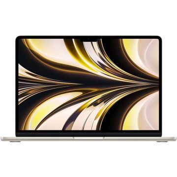 Apple Laptop Apple MacBook Air, 13.6 2560x1664 Liquid Retina, CPU Apple M2, 8GB RAM, SSD 512GB, GPU Apple 10-core, macOS Monterey