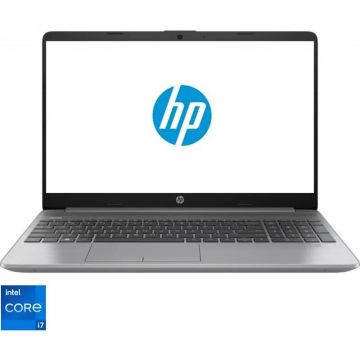HP Laptop HP 250 G9, 15.6 inch FHD, Intel Core i7-1255U, 8GB RAM, 512GB SSD, Free DOS, Argintiu