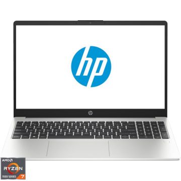 Laptop HP 15.6'' 255 G10, FHD, Procesor AMD Ryzen™ 7 7730U (16M Cache, up to 4.5 GHz), 16GB DDR4, 1TB SSD, Radeon, Free DOS, Turbo Silver