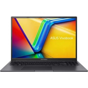Asus Laptop Asus Vivobook 16X K3605VC, Intel Core i5-13500H, 16 inch WUXGA, 8GB RAM, 512GB SSD, nVidia RTX 3050 4GB, No OS, Negru