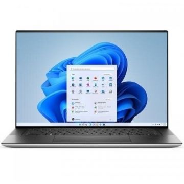 Laptop XPS 15 9530 3.5K 15.6 inch Intel Core i7-13700H 16GB 1TB SSD RTX 4060 Windows 11 Pro Platinum Silver