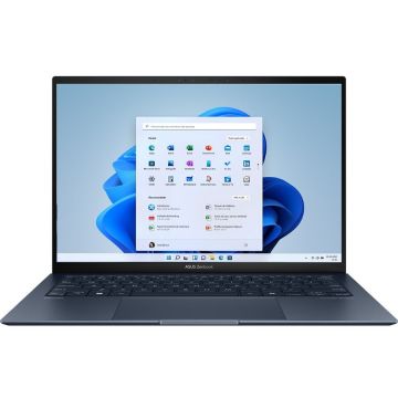 Asus Laptop Asus Zenbook S 13 UX5304MA-NQ008X, Intel Core Ultra 7 155U, 13.3 inch 2.8K, 32GB RAM, 1TB SSD, Windows 11 Pro, Albastru + CADOU