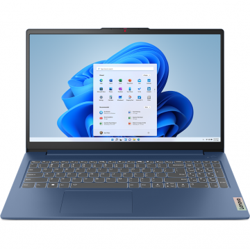 Laptop Ideapad Slim 3 FHD 15.6 inch Intel Core i5-12450H 16GB 512GB SSD Free Dos Abyss Blue
