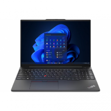 Laptop ThinkPad E16 FHD+ 16 inch Intel Core i5-1335U 16GB 512GB SSD Windows 11 Pro Black