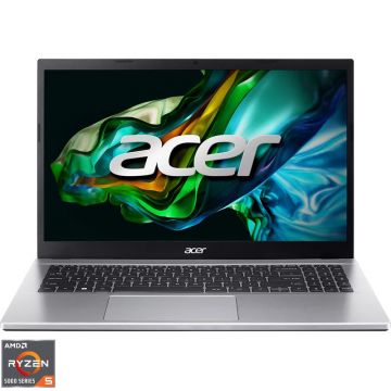 Laptop Acer 15.6'' Aspire 3 A315-44P, FHD, Procesor AMD Ryzen™ 5 5500U (8M Cache, up to 4.0 GHz), 8GB DDR4, 512GB SSD, Radeon, No OS, Pure Silver