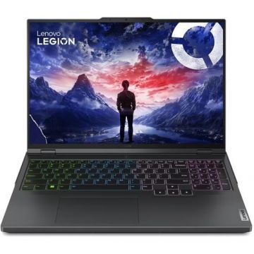 Laptop Gaming Lenovo Legion Pro 5 16IRX9 (Procesor Intel® Core™ i9-14900HX (36M Cache, up to 5.80 GHz), 16inch WQXGA IPS 240Hz, 32GB, 1TB SSD, NVIDIA GeForce RTX 4060 @8GB, DLSS 3.0, Gri)