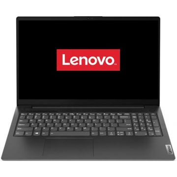 Laptop Lenovo V15 G2 ALC (Procesor AMD Ryzen 7 5700U (8M Cache, up to 4.3 GHz), 15.6inch FHD, 8GB, 512GB SSD, AMD Radeon™ Graphics, Negru)