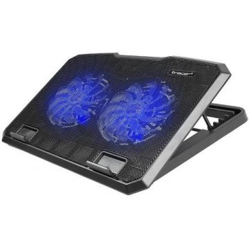 Cooler Laptop Tracer Snowman TRASTA44451, 2 ventilatoare (Negru)