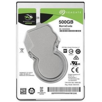 HDD Laptop Seagate BarraCuda ST500LM034 500GB @7200rpm, SATA III, 2.5inch, 7mm