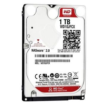 HDD Laptop Western Digital Red WD10JFCX, 1TB, SATA III, 16MB Buffer, 2.5inch