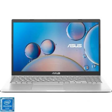 Laptop Asus VivoBook X515MA-EJ490 (Procesor Intel® Celeron® N4020 (4M Cache, up to 2.80 GHz), Gemini Lake, 15.6inch FHD, 4GB, 256GB SSD, Intel® UHD Graphics 600, Argintiu)