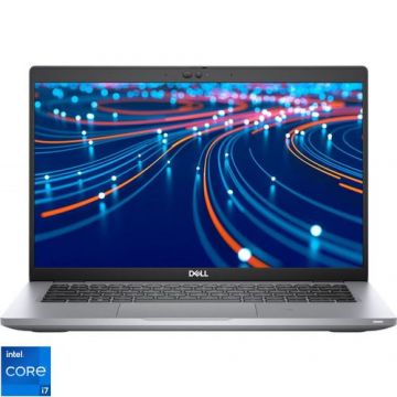 Laptop Dell Latitude 5420 (Procesor Intel® Core™ i7-1185G7 (12M Cache,up to 4.8 GHz), 14inch FHD, 8GB, 256GB SSD, Intel Iris Xe Graphics, Win10 Pro, Gri)