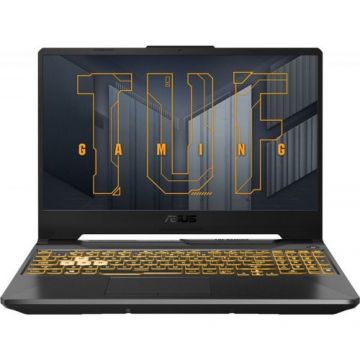 Laptop Gaming ASUS TUF FX506HCB-HN1138 (Procesor Intel® Core™ i5-11400H (12M Cache, up to 4.50 GHz) 15.6inch FHD 144Hz, 8GB, 512GB SSD, nVidia GeForce RTX 3050 @4GB, Negru)