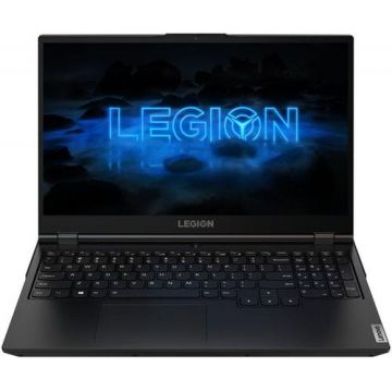 Laptop Gaming Lenovo Legion 5 15IMH05 (Procesor Intel® Core™ i5-10300H (8M Cache, up to 4.50 GHz) 15.6inch FHD, 8GB, 512GB SSD, nVidia GeForce GTX 1650 Ti @4GB, Negru)