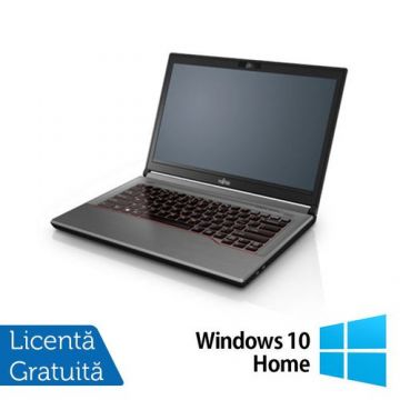 Laptop Refurbished Fujitsu Lifebook E744 (Procesor Intel® Core™ i5-4200M (3M Cache, up to 3.10 GHz), 14 inch, 8GB DDR3, 120GB SSD, DVD-RW, Fara Webcam, Intel® HD Graphics, Win 10 Home)