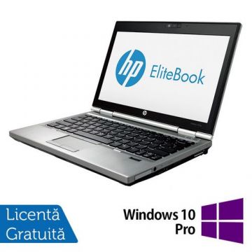 Laptop Refurbished HP EliteBook 2570p (Procesor Intel® Core™ i5-3320M (3M Cache, up to 3.30 GHz), 12.5 inch, 4GB DDR3, 240GB SSD, Fara Webcam, Intel® HD Graphics, Win 10 Pro)