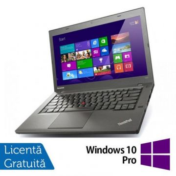Laptop Refurbished LENOVO ThinkPad T440P (Procesor Intel® Core™ i5-4300M (3M Cache, up to 3.30 GHz), Haswell, 14inch, 4GB, 500GB HDD, DVD-RW, Intel® HD Graphics 4600, Win 10 Pro)