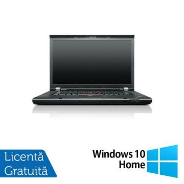 Laptop Refurbished LENOVO ThinkPad T530 (Procesor Intel® Core™ i5-3320M (3M Cache, up to 3.30 GHz), Ivy Bridge, 15.6inch, 4GB, 500GB HDD, DVD-RW, Intel® HD Graphics, Win 10 Home)