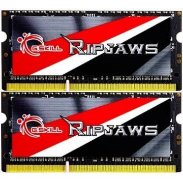 Memorie Laptop G.Skill Ripjaws DDR3, 2x8GB, 1600MHz, CL9, 1.35v, Dual Channel