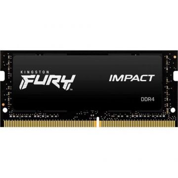 Memorie laptop Kingston FURY Impact, 16GB, DDR4, 2666MHz, CL15, 1.2v