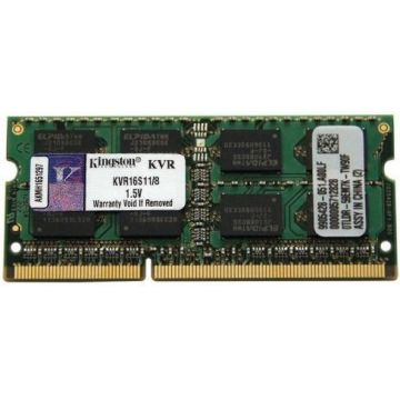 Memorie Laptop Kingston SODIMM DDR3, 1x8GB, 1600MHz