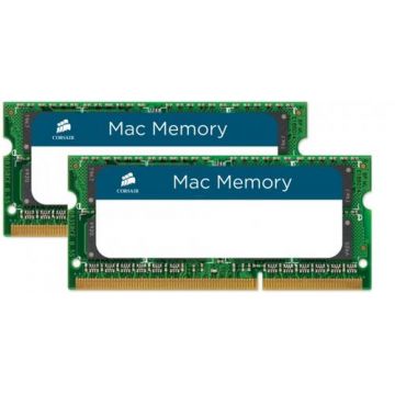 Memorii Laptop Corsair Mac SO-DIMM, DDR3, 2x8GB, 1600MHz (CL11)