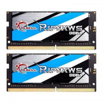 Memorii Laptop G.Skill Ripjaws, 16GB(2x8GB), DDR4-2400MHz, CL16, Dual Channel, SO-DIMM