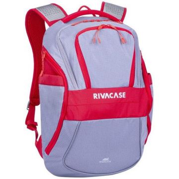 Rucsac laptop RivaCase Sport 5225, 15.6inch (Gri/Rosu)