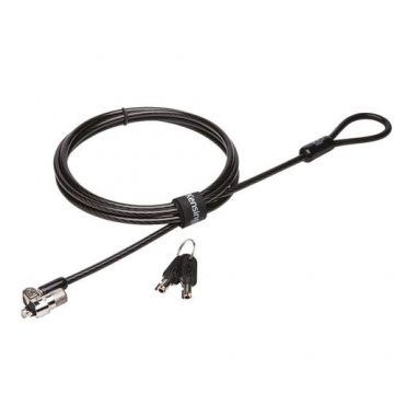 Cablu de securitate Kensington K65020EU, MicroSaver 2.0, cu cheie, otel, 1.8m
