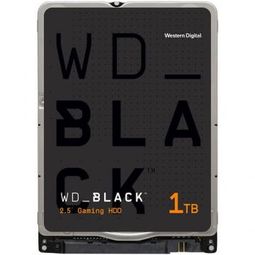 HDD Laptop Western Digital Black 1TB, 7200RPM, 64MB , SATA III