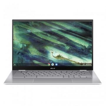 Laptop 2in1 Asus ChromeBook Flip C436FA-E10571 (Procesor Intel® Core™ i5-10210U (6M Cache, up to 4.20 GHz) 14inch FHD Touch, 8GB, 128GB SSD, Intel® UHD Graphics, FPR, Chrome OS, Alb)