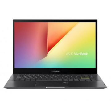 Laptop 2in1 Asus VivoBook Flip TP470EA-EC368W (Procesor Intel® Core™ i5-1135G7 (8M Cache, 4.20 GHz) 14inch FHD, Touch, 8GB, 256GB SSD, Intel® Iris Xe Graphics, Win11 S, Negru)