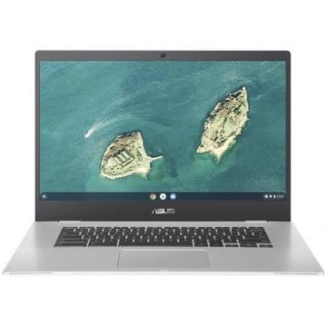 Laptop ASUS ChromeBook CB1500CKA-EJ0089, Intel Celeron N4500, 15.6inch, RAM 4GB, eMMC 64GB, Intel UHD Graphics, Google Chrome OS, Argintiu