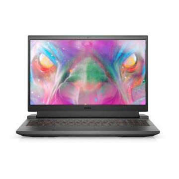 Laptop Dell Inspiron G15 5511 (Procesor Intel® Core™ i5-11400H (12M Cache, up to 4.50 GHz) 15.6inch FHD 120Hz, 8GB, 512GB SSD, nVidia GeForce RTX 3050 Ti @4GB, Linux, Gri)