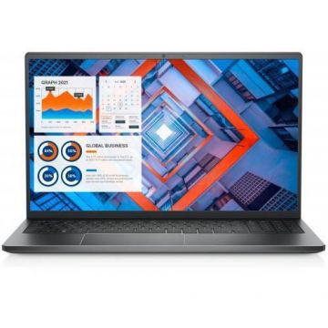 Laptop Dell Vostro 7510 (Procesor Intel® Core™ i5-11400H (12M Cache, up to 4.50 GHz) 15.6inch FHD, 16GB, 512GB SSD, nVidia GeForce RTX 3050 @4GB, FGP, Win11 Pro, Negru)