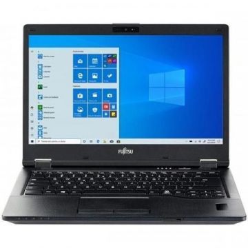 Laptop Fujitsu Lifebook E5411, Procesor Intel Core i5-1135G7, 14inch, RAM 8GB, SSD 256GB, Intel Iris Xe Graphics, Windows 10 Pro, Negru