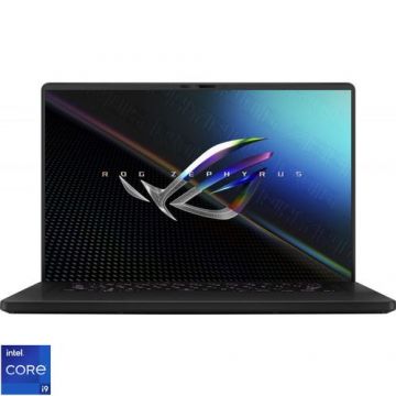 Laptop Gaming ASUS ROG Zephyrus M16 GU603ZM-K8042 (Procesor Intel® Core™ i7-12700H (24M Cache, up to 4.70 GHz) 16inch WQXGA 165Hz, 16GB, 512GB SSD, nVidia GeForce RTX 3060 @6GB, Negru)