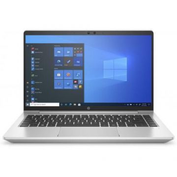 Laptop HP ProBook 445 G8 (Procesor AMD Ryzen 3 5400U (8M Cache, up to 4.00 GHz), 14inch FHD, 8GB, 256GB SSD, AMD Radeon Graphics, Win10 Pro, Argintiu)