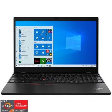Laptop Lenovo ThinkPad L15 Gen 2, Procesor AMD Ryzen™ 5 PRO 5650U, 15.6inch Full HD, 16GB, 512GB SSD, AMD Radeon Graphics, Windows 10 Pro, Negru