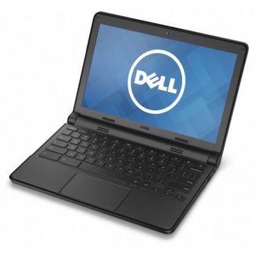 Laptop Refurbished Dell Chromebook 3120, Intel Celeron N2840 2.16GHz, 2GB DDR3, 16GB SSD, 11.6 Inch, Webcam, Chrome OS (Negru)