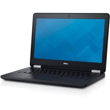 Laptop Refurbished Dell Latitude E7250, i5-5300U 2.30GHz up to 2.9GHz, 8GB DDR3, 128GB mSata SSD, 12.5 inch HD, Webcam (Negru)