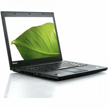 Laptop Refurbished Lenovo ThinkPad T440, i5-4200U 1.60GHz up to 2.60GHz, 4GB DDR3, 120GB SSD, 14 inch, 1366x768, Webcam (Negru)