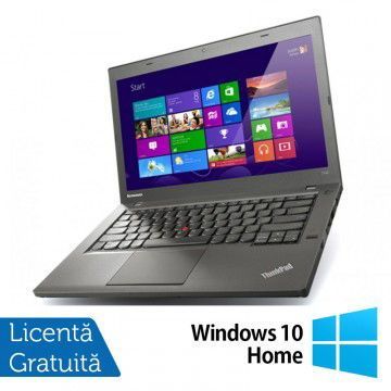 Laptop Refurbished LENOVO ThinkPad T440P (Procesor Intel® Core™ i5-4300M (3M Cache, up to 3.30 GHz) 14inch, 4GB, 500GB HDD, DVD-RW, Intel® HD Graphics 4600, Windows 10 Home, Negru)