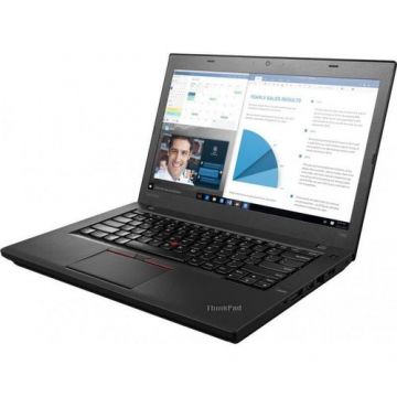 Laptop Refurbished Lenovo ThinkPad T460, Intel Core i5 -6300U 2.40GHz up to 3.00GHz, 8GB DDR3, 480GB SSD, 14 inch, FHD 1920x1080, Webcam (Negru)