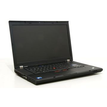 Laptop Refurbished Lenovo ThinkPad T510, Intel Core I5-520M 2.40GHz up to 2.93GHz, 4GB DDR3, 320GB HDD, DVD, Nvidia NVS 3100M 512MB / 64bit, 15.6 inch, HD (Negru)
