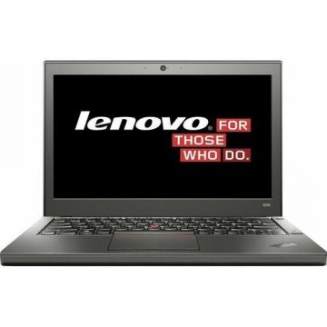 Laptop Refurbished Lenovo X240, i5-4300U 1.90GHz up to 2.90GHz, 8GB DDR3, 128GB SSD, 12.5 inch, HD, Webcam (Negru)