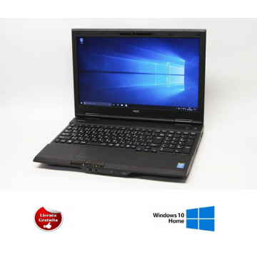 Laptop Refurbished Nec VersaPro VK27MX-G, Intel Core i5 3340M CPU 2.70GHz up to 3.40GHz, 4GB DDR3, 500GB HDD, DVD 15.6 Inch, HD 1366x768, Windows 10 Home (Negru)