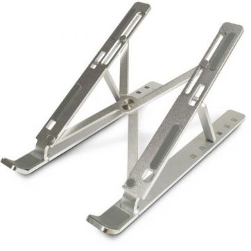 Stand laptop Inter-Tech NBS-200, pliabil, aluminiu, 15.6inch