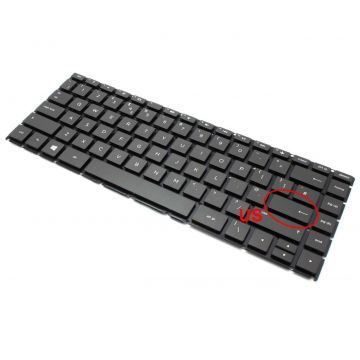 Tastatura HP 2B.AB201Q110 layout US fara rama enter mic